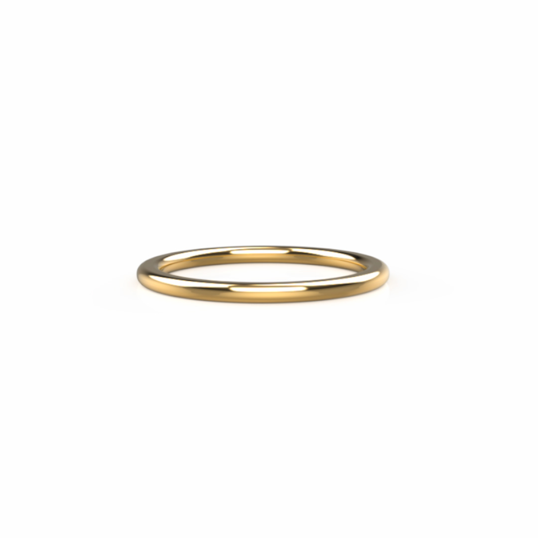 Plain Ladies Wedding Band - 1.5mm