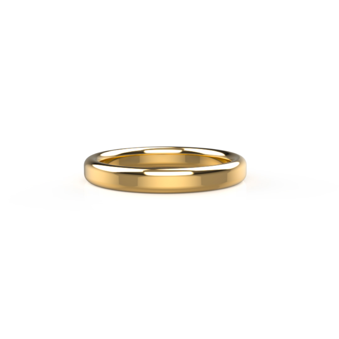 Plain Ladies Wedding Band - 3mm