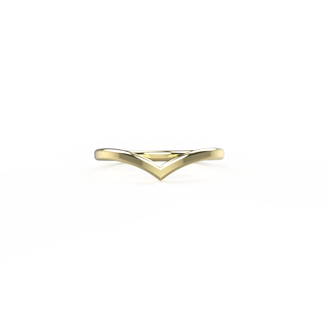 Plain Wishbone Eternity Ladies Band