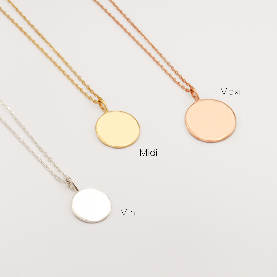 Beloved Collection - Maxi Round Disc Pendant
