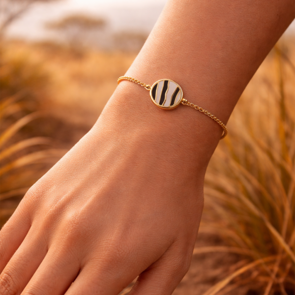 EverJade Jewellery Wild Within Collection Zebra Bracelet South Africa Safari Jewellery Jewelry animals wild