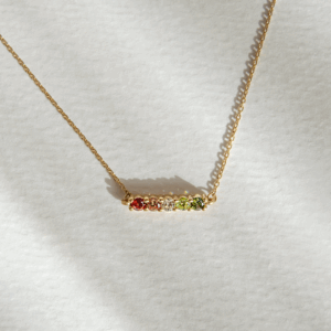 Adorn Collection five Stone Pendant