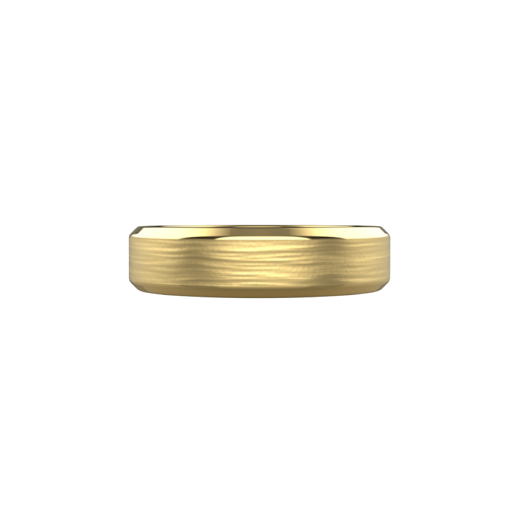 Bevel Edge Men's Band - 6mm