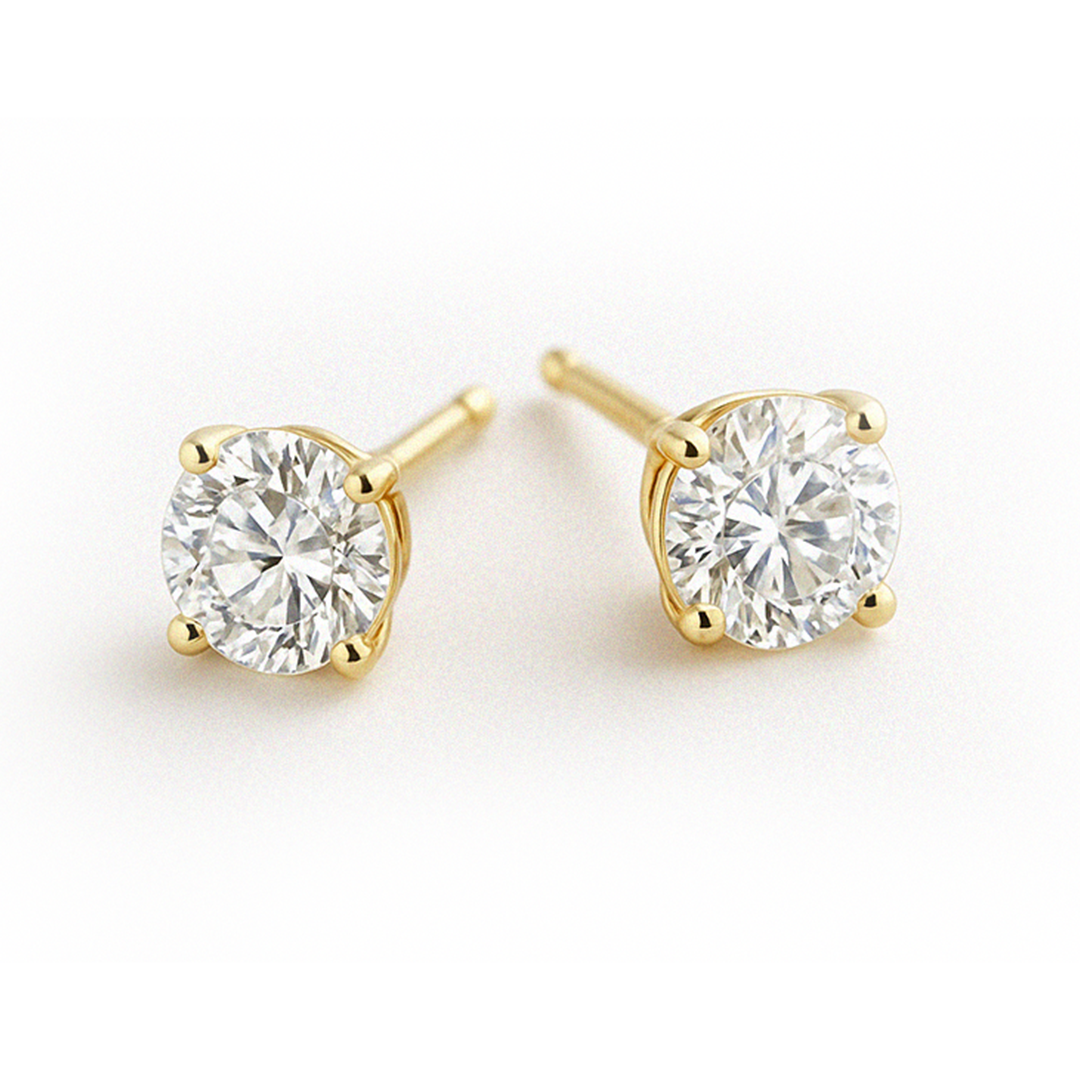 EverJade Jewellery Cape Town South Africa Diamond Stud Earring s Gold Silver Moissanite Gift 