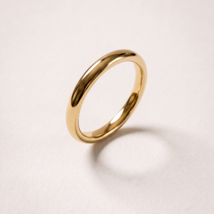 EverJade Jewellery 2mm plain ladies wedding band silver gold Cape Town South Africa