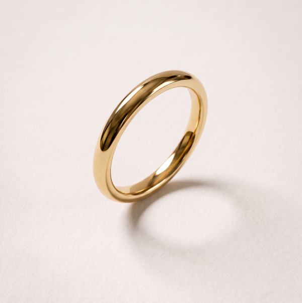 EverJade Jewellery 2mm plain ladies wedding band silver gold Cape Town South Africa