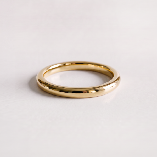 EverJade Jewellery 2mm plain ladies wedding band silver gold Cape Town South Africa