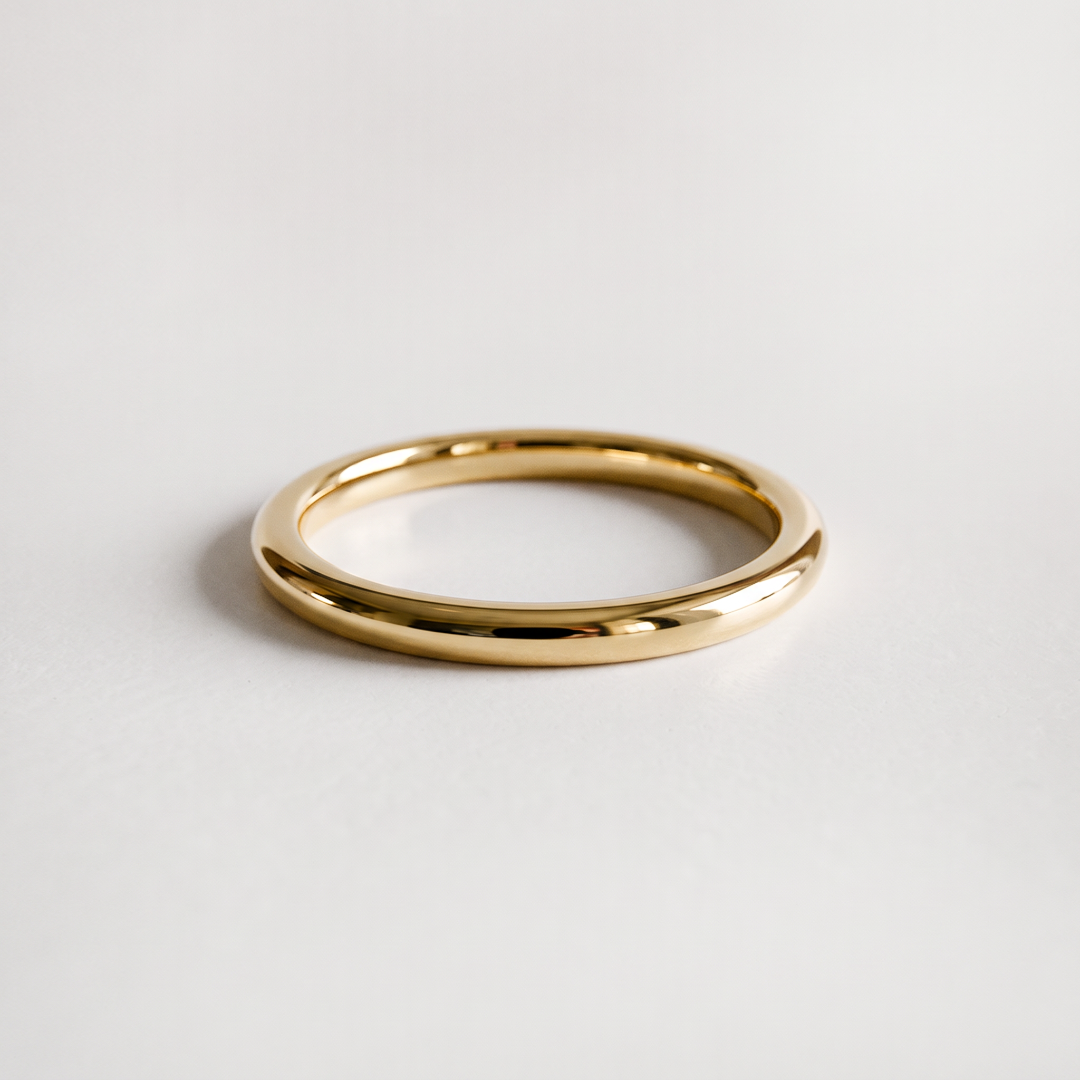 EverJade Jewellery 1.5mm plain ladies wedding band silver gold Cape Town South Africa