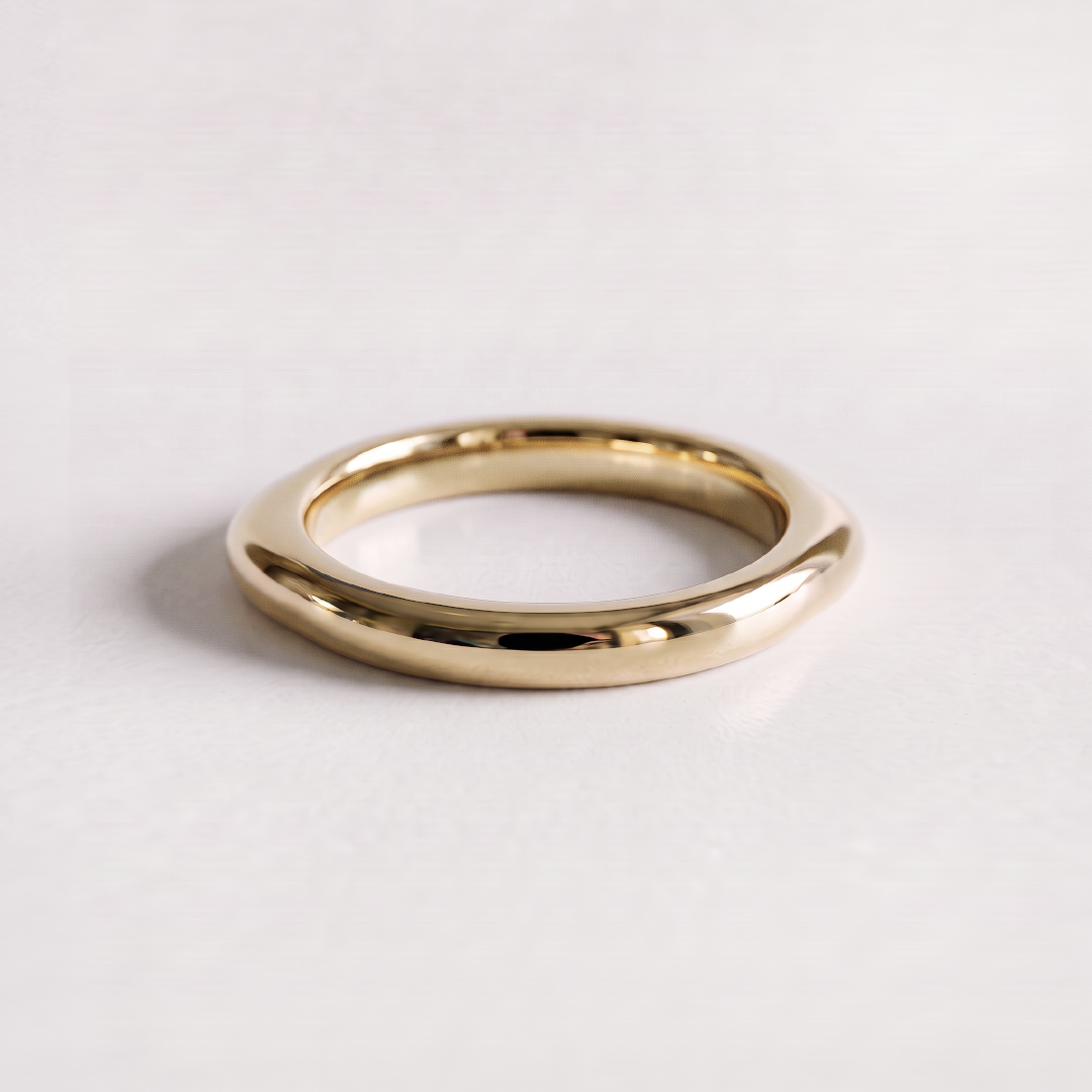 EverJade Jewellery 3mm plain ladies wedding band silver gold Cape Town South Africa