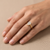 Celine Pear Solitaire EverJade Jewellery Engagement Ring Cape Town South Africa Diamond Moissanite Gold Silver