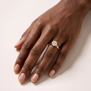Charlie Trelis Solitaire Engagement ring EverJade Jewellery Gold Silver Moissanite Diamond Cape Town South Africa