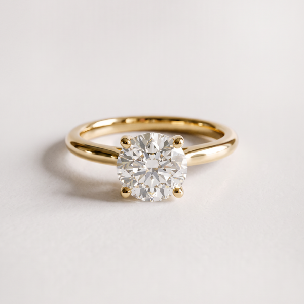 Eliana Hidden Halo Engagement Solitaire Gold Silver Diamond Moissanite EverJade Jewellery Cape Town South Africa