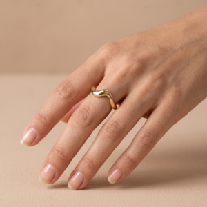 EverJade Jewellery Wave Band Thick Affirmation Collection Silver Gold Cape Town South Africa