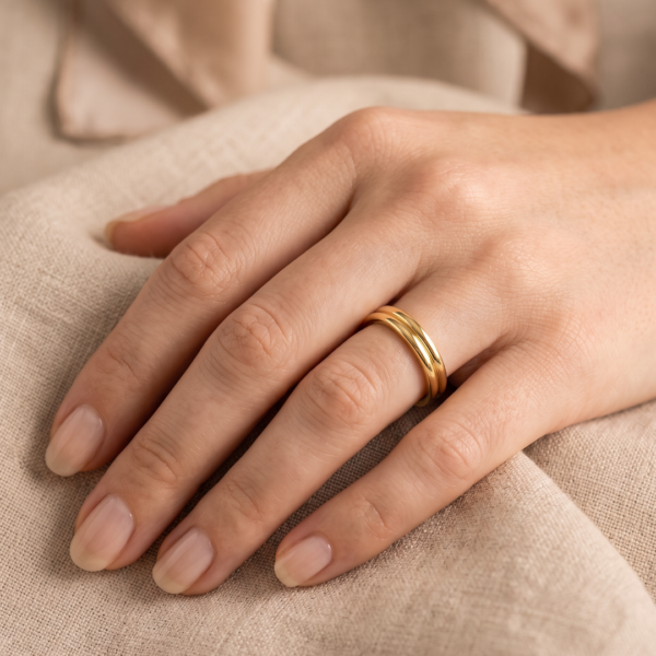 EverJade Jewellery Cape Town South Africa Gold Silver Double Wedding band