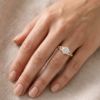 Mackenzie Scattered side stone engagement ring EverJade Jewellery Gold Silver Diamonds Moissanite Cape Town South Africa