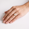 EverJade Jewellery Engagement Ring Silver Gold Moissanite Diamond Cape Town South Africa Custom Sage Halo Solitaire