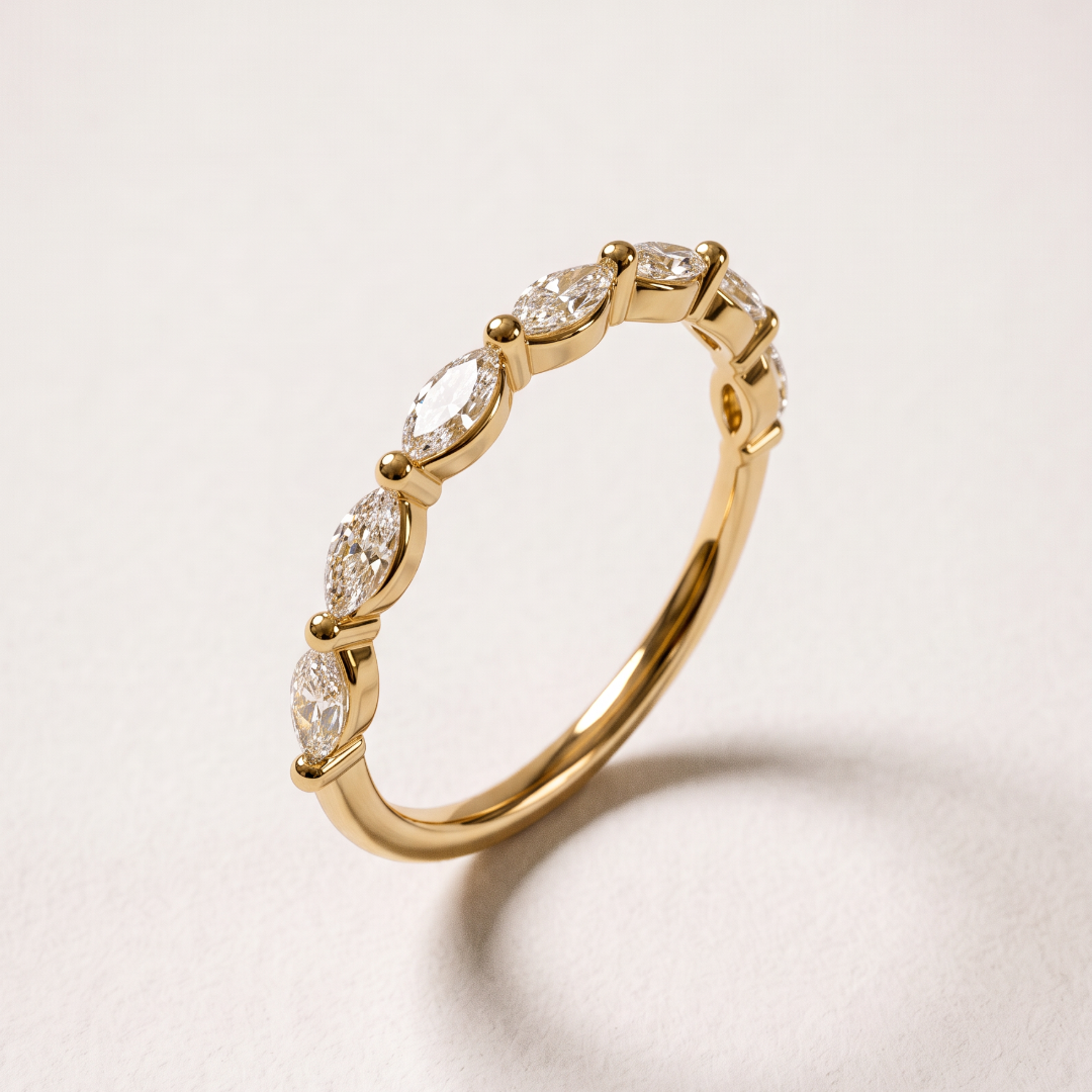 Marquise Eternity Tanya EverJade Jewellery Diamond Moissanite Gold Silver Cape Town South Africa