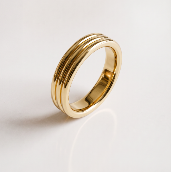 EverJade Jewellery Gold Silver Triple Band Cape Town South Africa Wedding Band