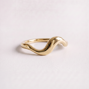 EverJade Jewellery Wave Band Thick Affirmation Collection Silver Gold Cape Town South Africa