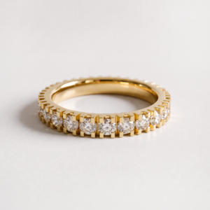 Wendy Eternity band 2.5mm Gold Silver Wedding Band EverJade Jewellery Cape Town South Africa